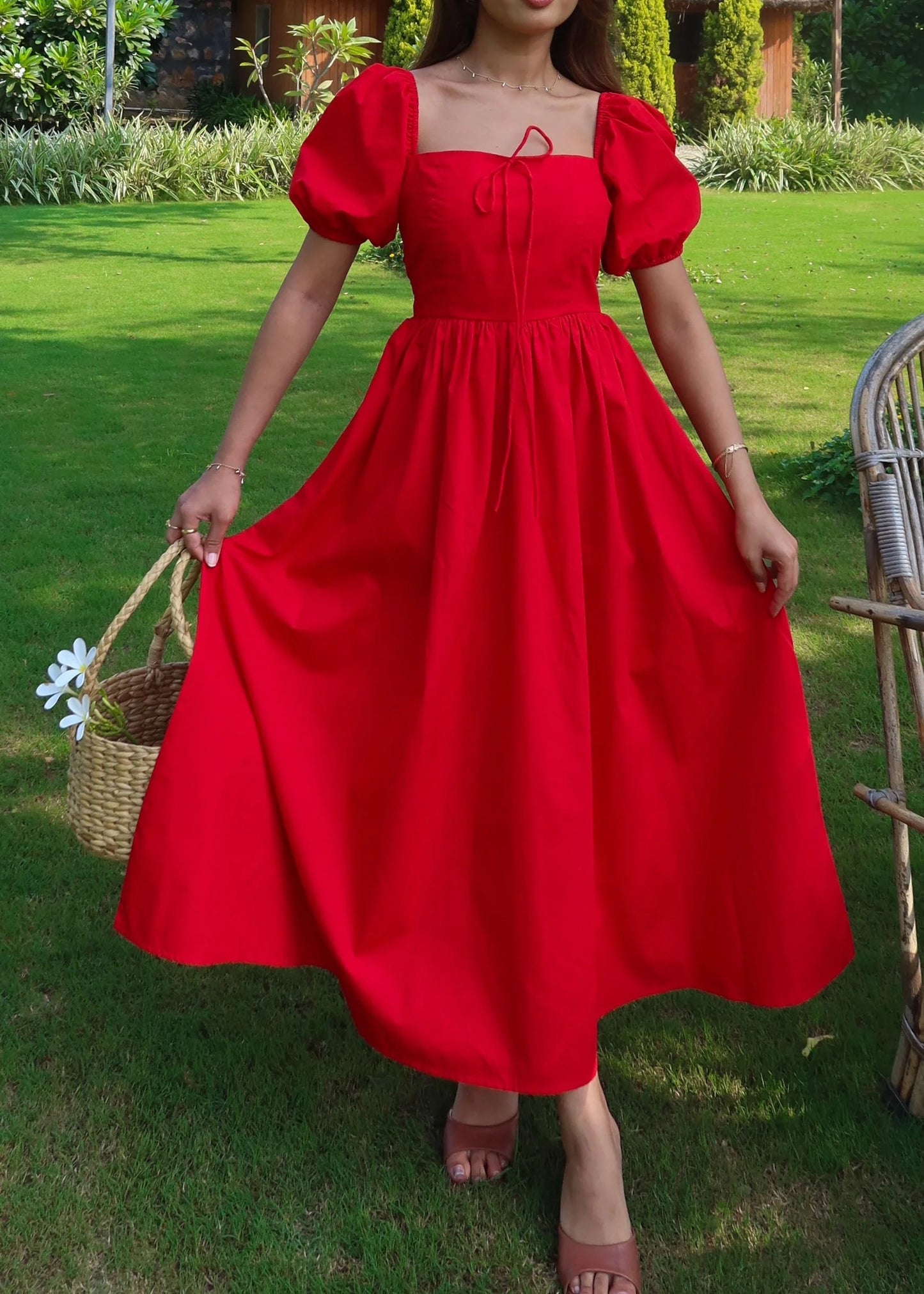 Lena Tie Up Dress