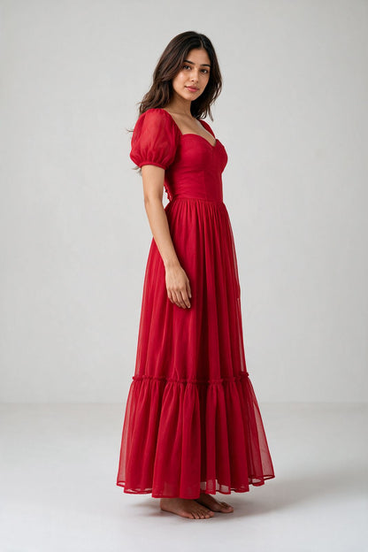 Red Long Dress