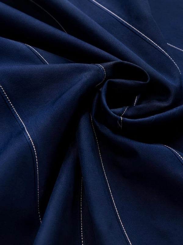 Navy Blue Flare Fit Dress