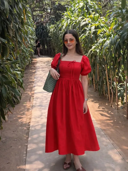 Lena Tie Up Dress