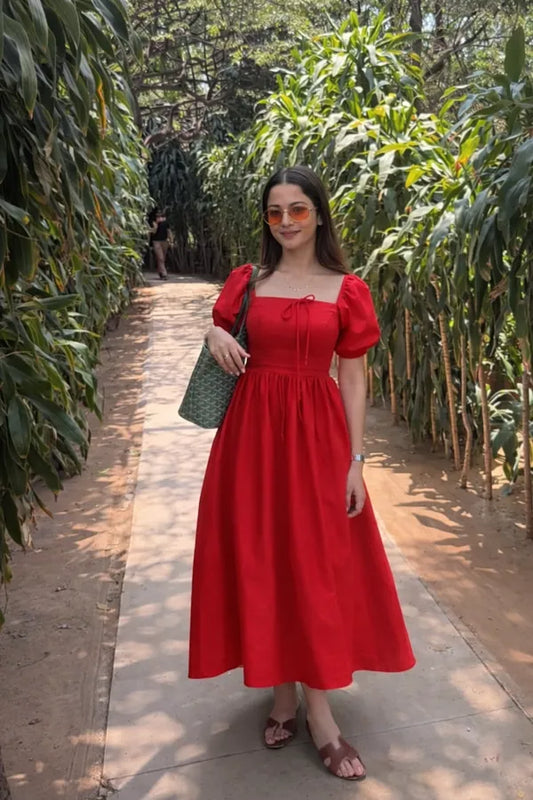 Lena Tie Up Dress