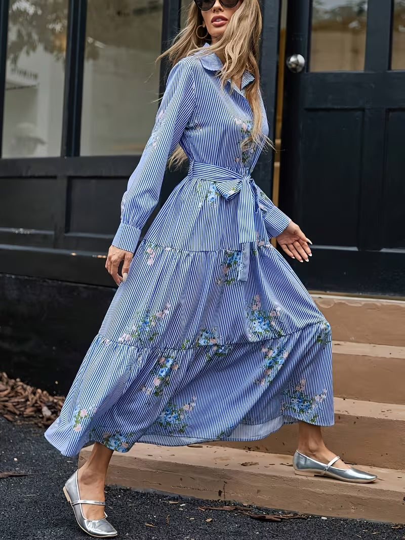 Navy Shirt Dress