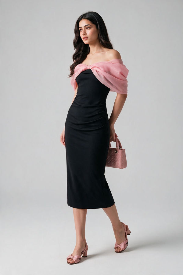 Selena Pink Bow Dress
