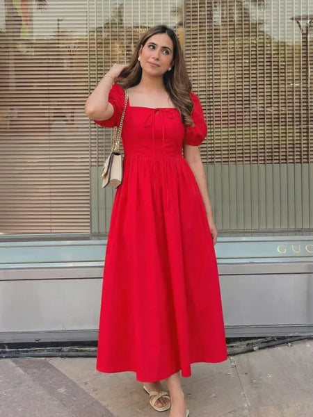Lena Tie Up Dress