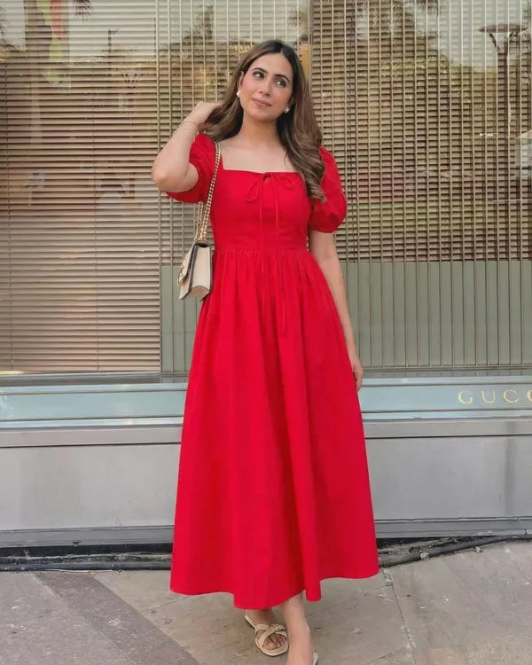 Lena Tie Up Dress