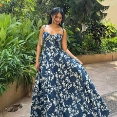 Indigo Corset Dress