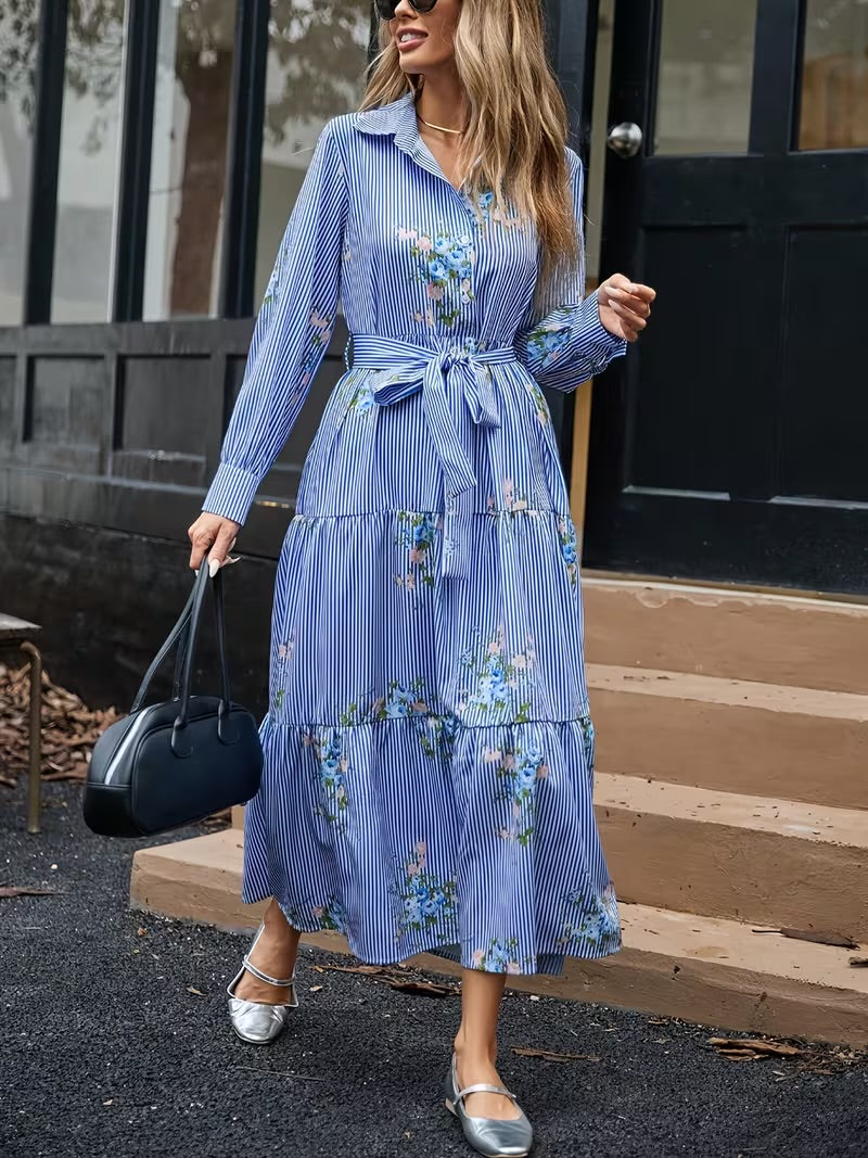 Navy Shirt Dress