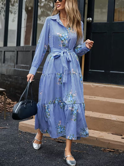 Navy Shirt Dress