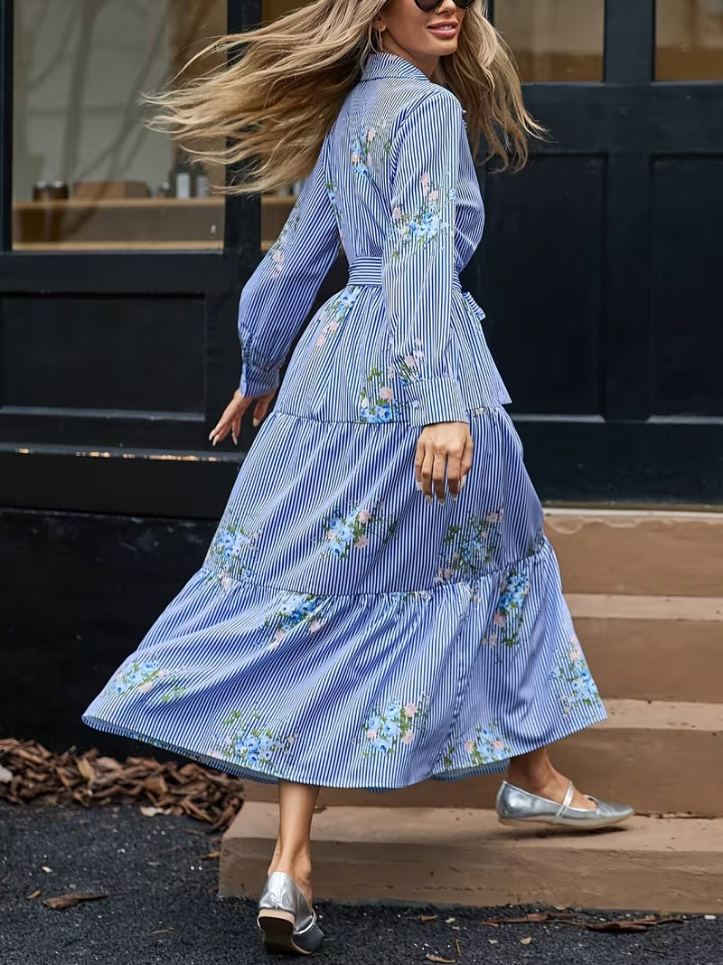 Navy Shirt Dress
