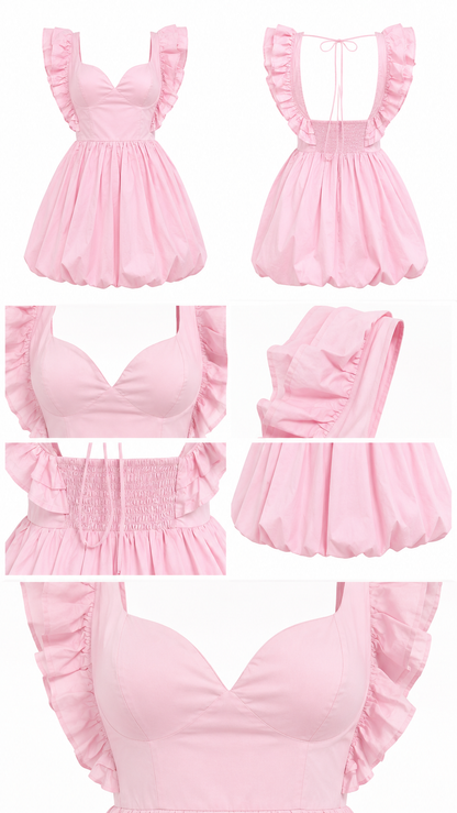 PINK PETAL DRESS