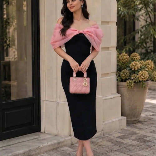 Selena Pink Bow Dress
