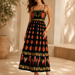 Midnight Chilli Maxi Dress