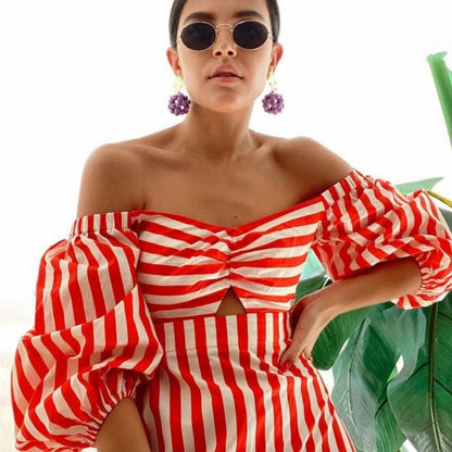 Red Peprika Maxi Dress