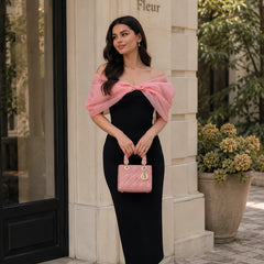 Selena Pink Bow Dress
