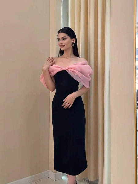 Selena Pink Bow Dress