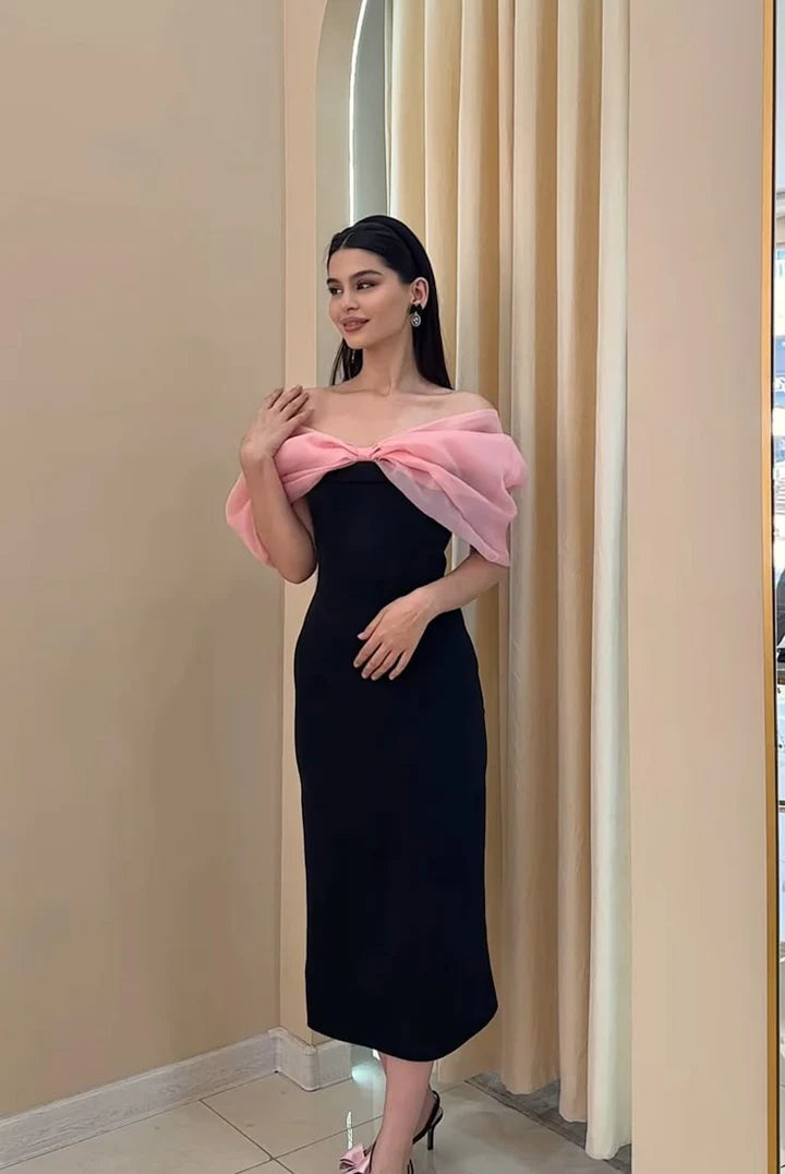 Selena Pink Bow Dress