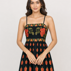 Midnight Chilli Maxi Dress