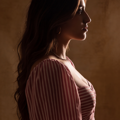 Amara Red Stripped Dress