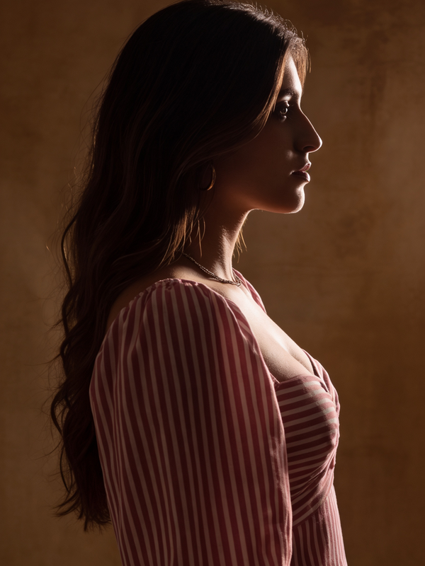 Amara Red Stripped Dress