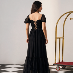 Ayana Black Long Dress