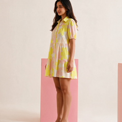 Cotton Abstract Dress