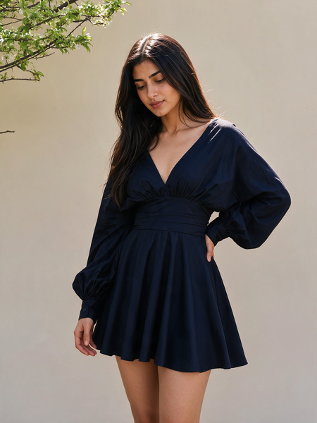 NAVY NOIR DRESS