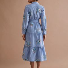Navy Shirt Dress