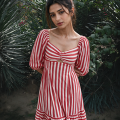 Red Peprika Maxi Dress