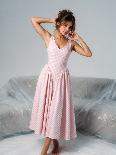 RUFFLEBERRY MAXI DRESS