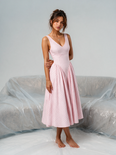 RUFFLEBERRY MAXI DRESS