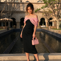Selena Pink Bow Dress