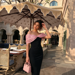 Selena Pink Bow Dress