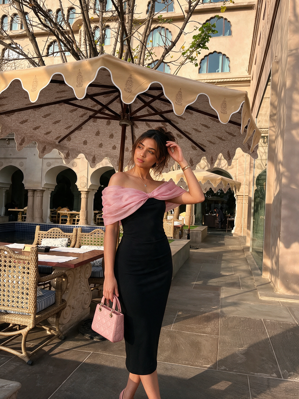 Selena Pink Bow Dress